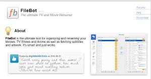Beoordeling van FileBot