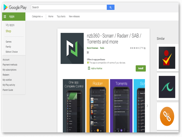 Nzb360 Google Play