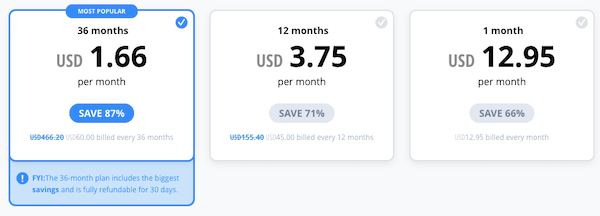 Vyprvpn Pricing