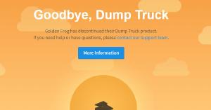 Dump Truck stopgezet Dump Truck stopgezet