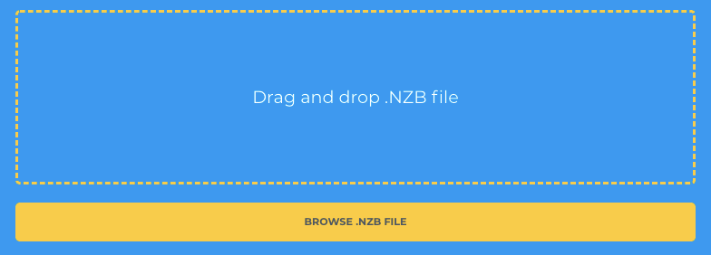 Nzbreader Drag and Drop